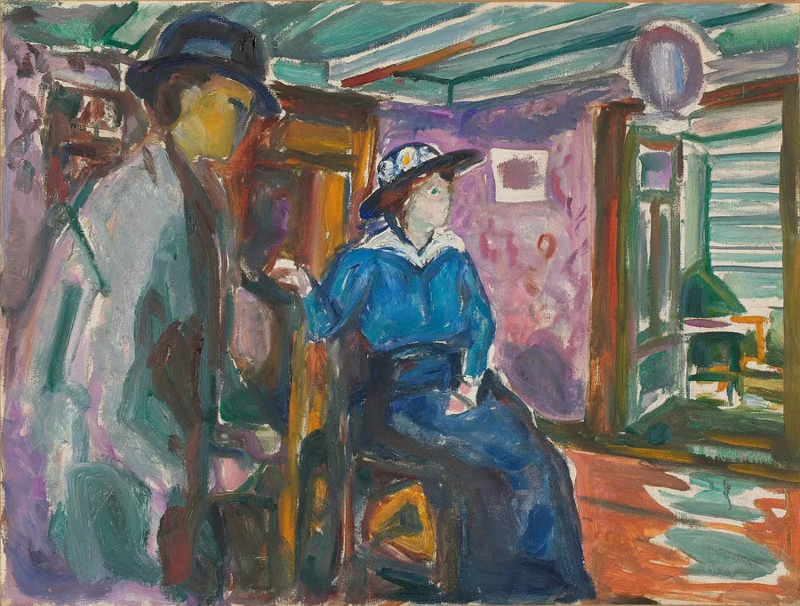 Homme et Femme - Edvard Munch