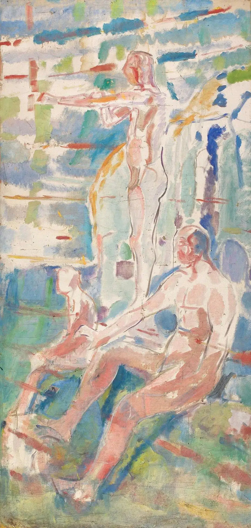 Hommes tournés vers le soleil - Edvard Munch