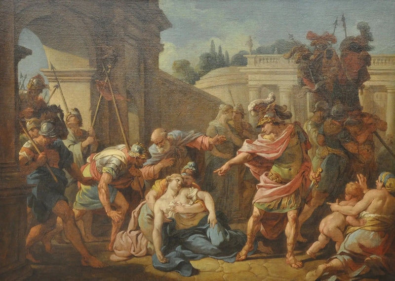Horace vient de frapper sa sœur - Louis Jean François Lagrenée