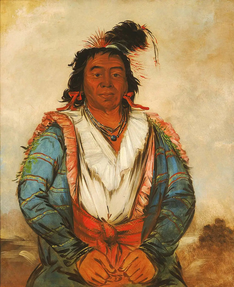 Hose-put-o-káw-gee, un Brave - George Catlin