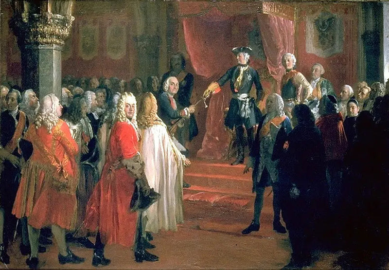 Huldigung der Stände Schlesiens zu Breslau im Jahre 1741 - Adolph von Menzel