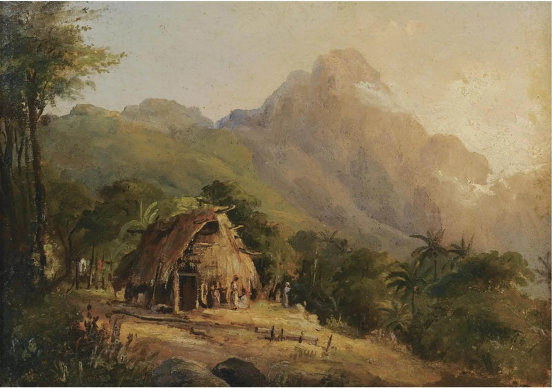 Hutte dans un paysage de montagne, Galipan - Camille Pissarro