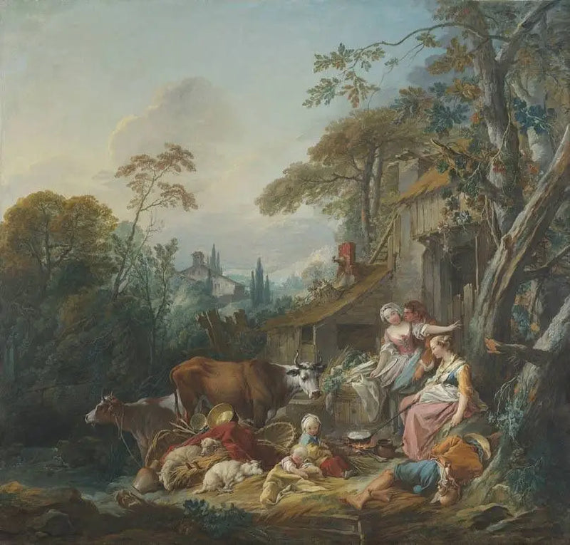 Idylle rurale - François Boucher