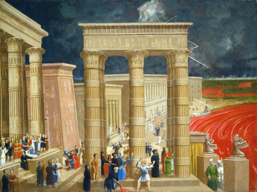 "Il a transformé leurs eaux en sang" - Erastus Salisbury Field