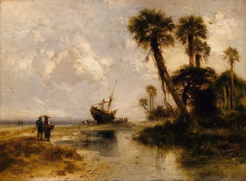 Île de Fort George, Floride - Thomas Moran