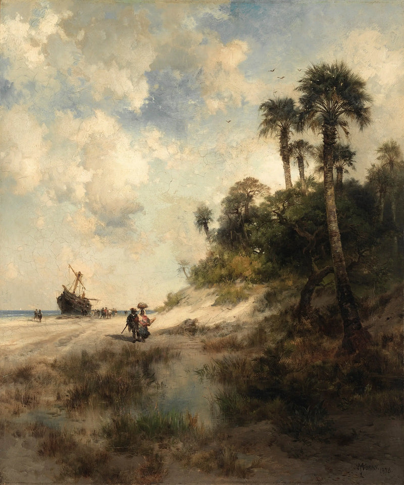 Île de Fort George, Floride - Thomas Moran