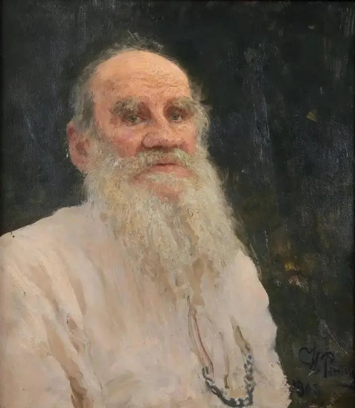 Портрет Л.Н. Толстого - Ilya Repin