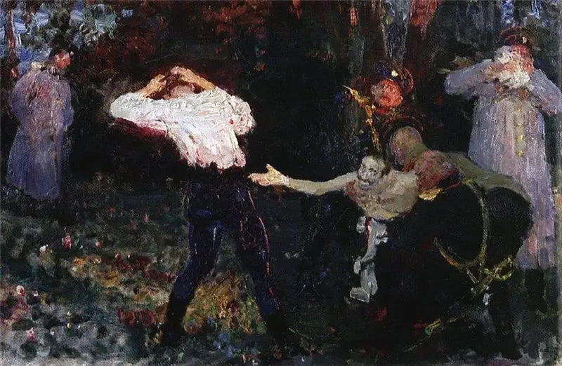 Дуэль. Эскиз - Ilya Repin