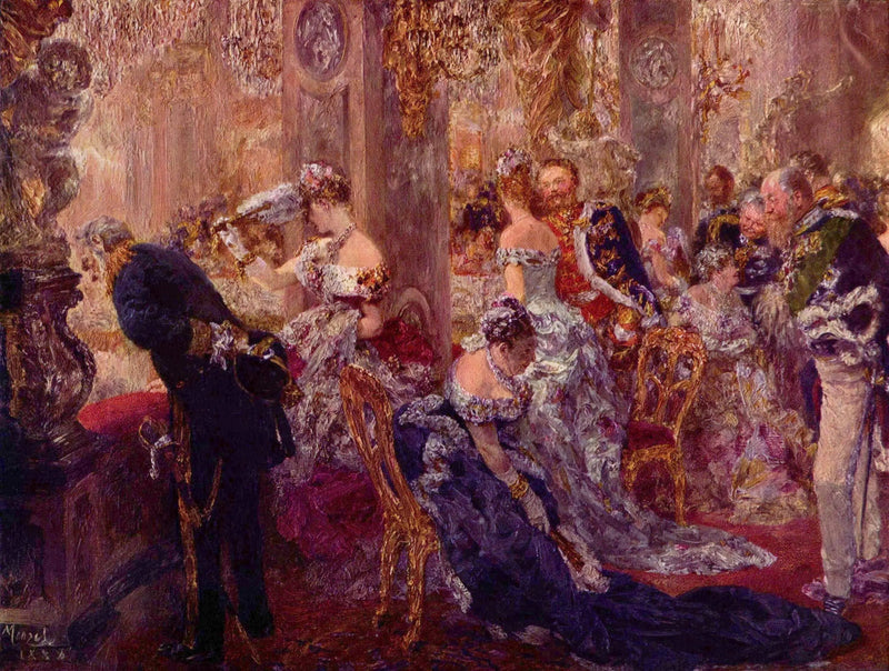 Im Weißen Saal - Adolph von Menzel