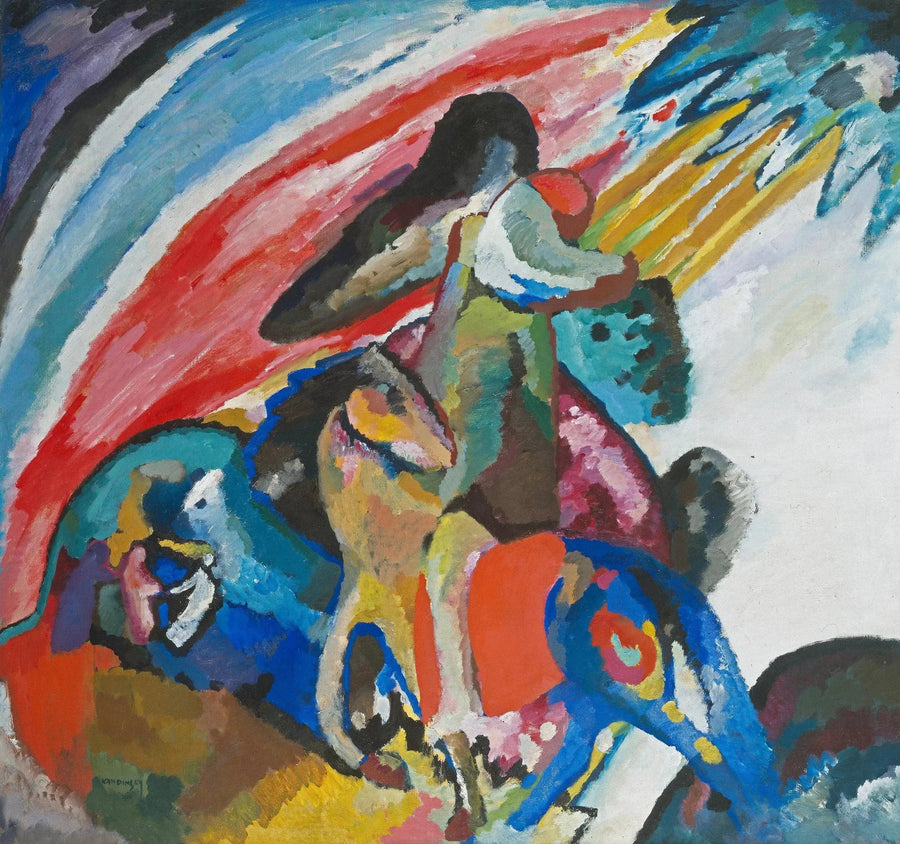 Improvisation 12 Le Cavalier - Vassily Kandinsky