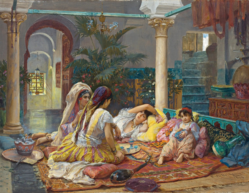 In the Harem - Frederick Arthur Bridgman