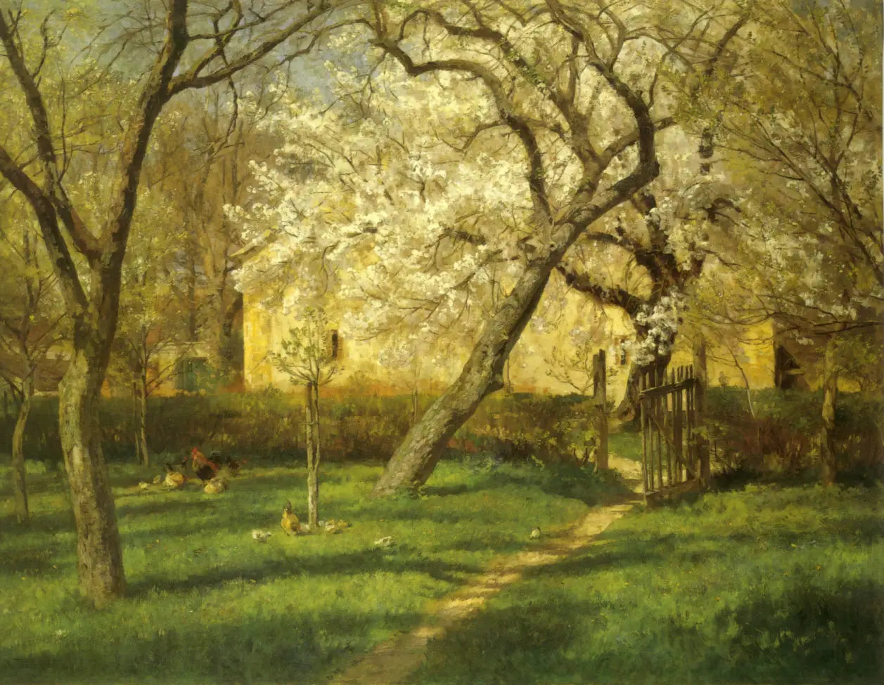 In voller Blüte - Hugo Darnaut image 1 copie peinte à la main à l’huile