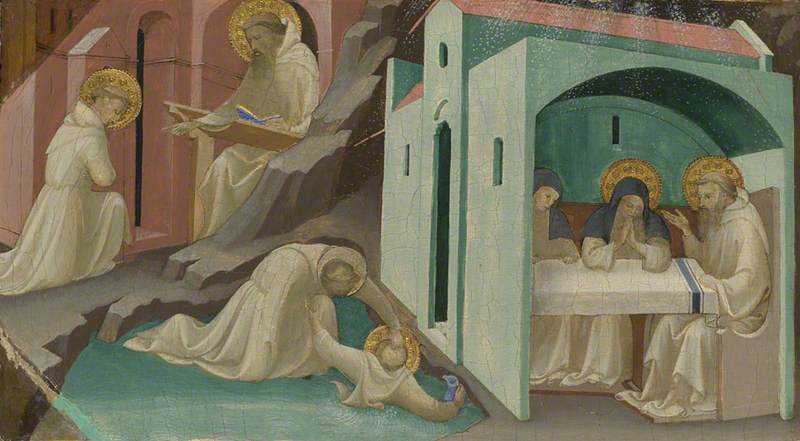 Incidents de la vie de saint Benoît - Lorenzo Monaco