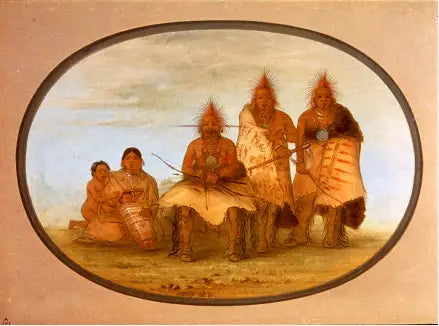 Indiens Pawnee - George Catlin - Alpha Reproduction