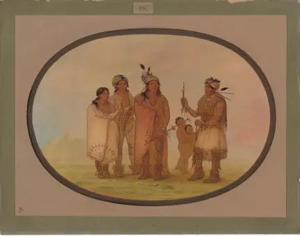 Indiens Shawano - George Catlin - Alpha Reproduction