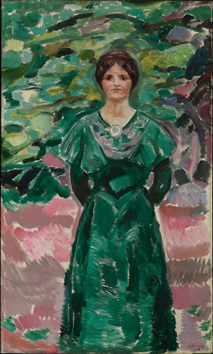 Ingeborg en vert - Edvard Munch