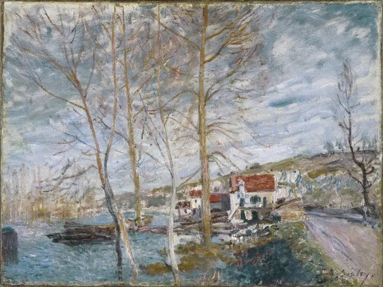 Inondation à Moret - Alfred Sisley
