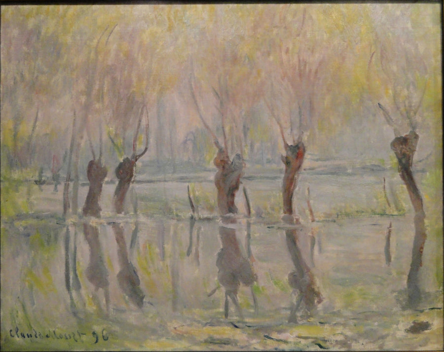 Inondation à Giverny, Glyptotek W1438 – Claude Monet