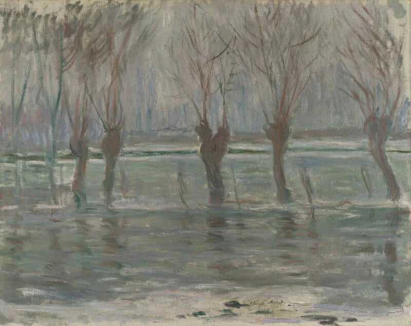L’Inondation, National Gallery NG6278 W1439 – Claude Monet