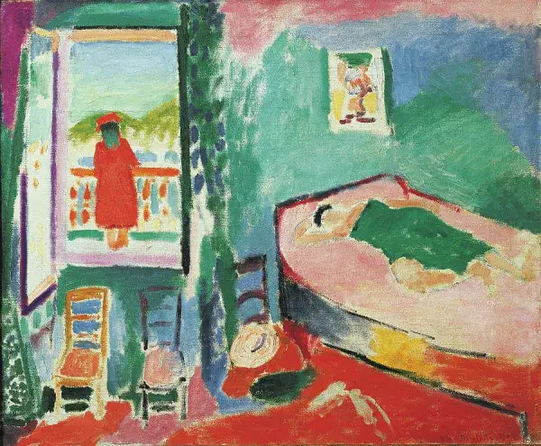Reproduction du tableau « Intérieur à Collioure (La Sieste) - Henri Matisse » par Alpha Reproduction en peinture à l’huile