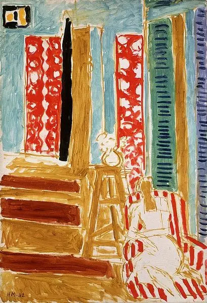 Intérieur aux barres de soleil - Henri Matisse