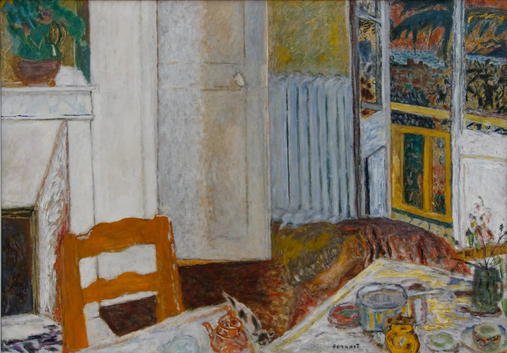 Intérieur blanc - Pierre Bonnard image 1 tableau peint à l’huile sur toile