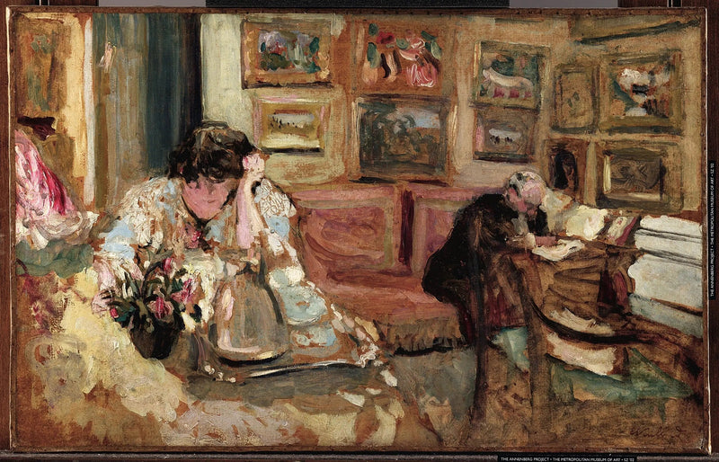 Intérieur chez Mme Hessel - Édouard Vuillard