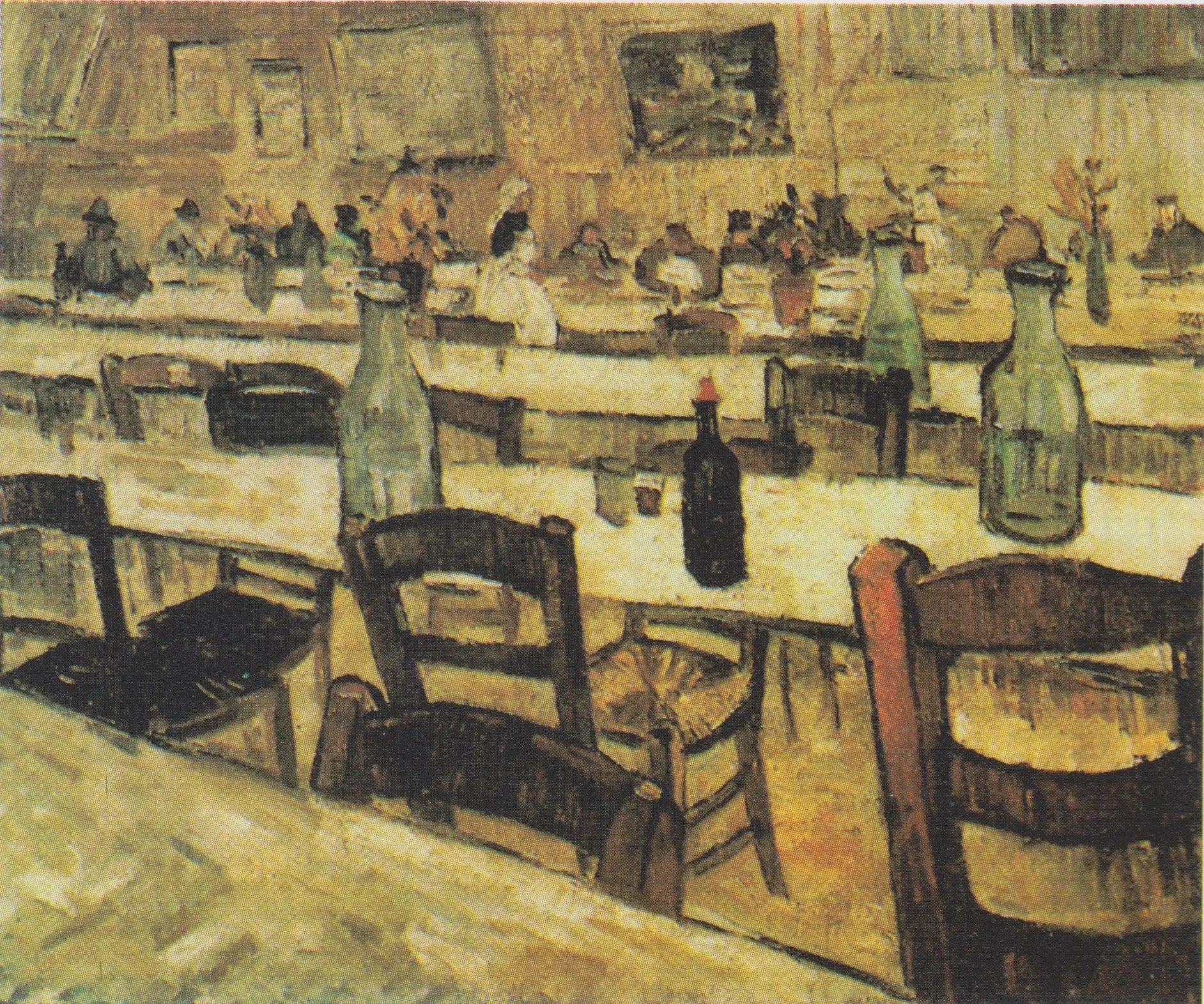 Intérieur d'un restaurant à Arles - Vincent van Gogh image 1 reproduction réalisée par Alpha Reproduction