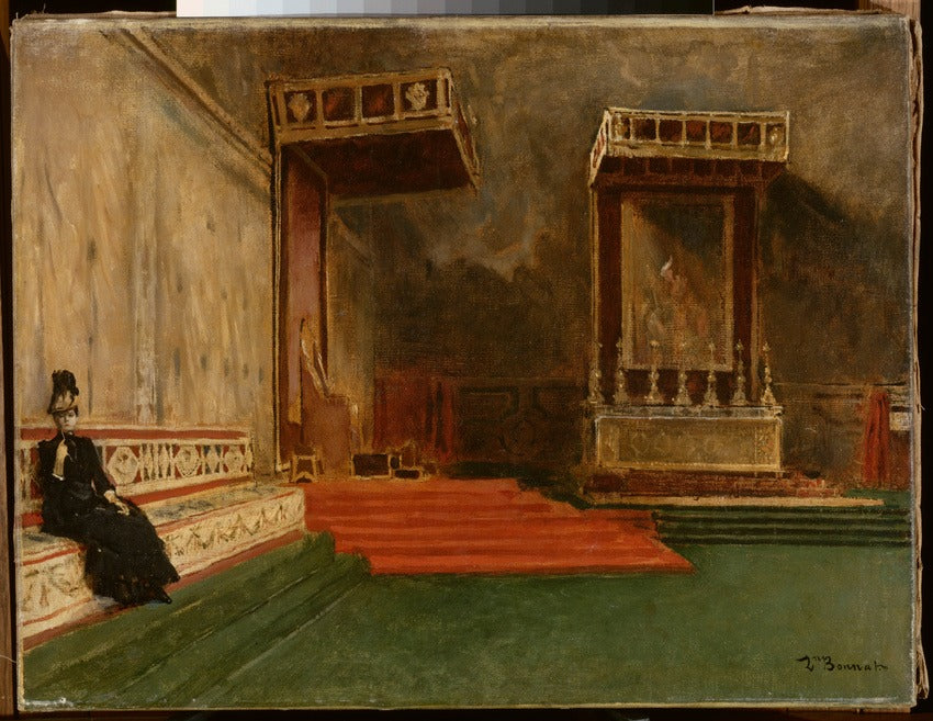 Intérieur de la chapelle Sixtine - Léon Bonnat