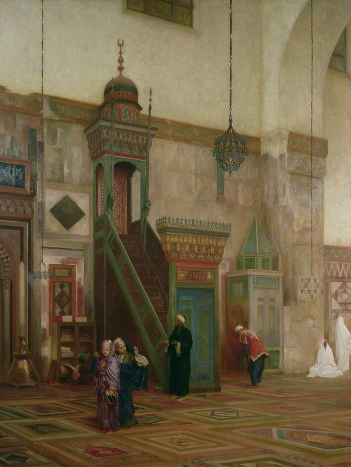 Intérieur de la Grande Mosquée de Damas - Frederic Leighton