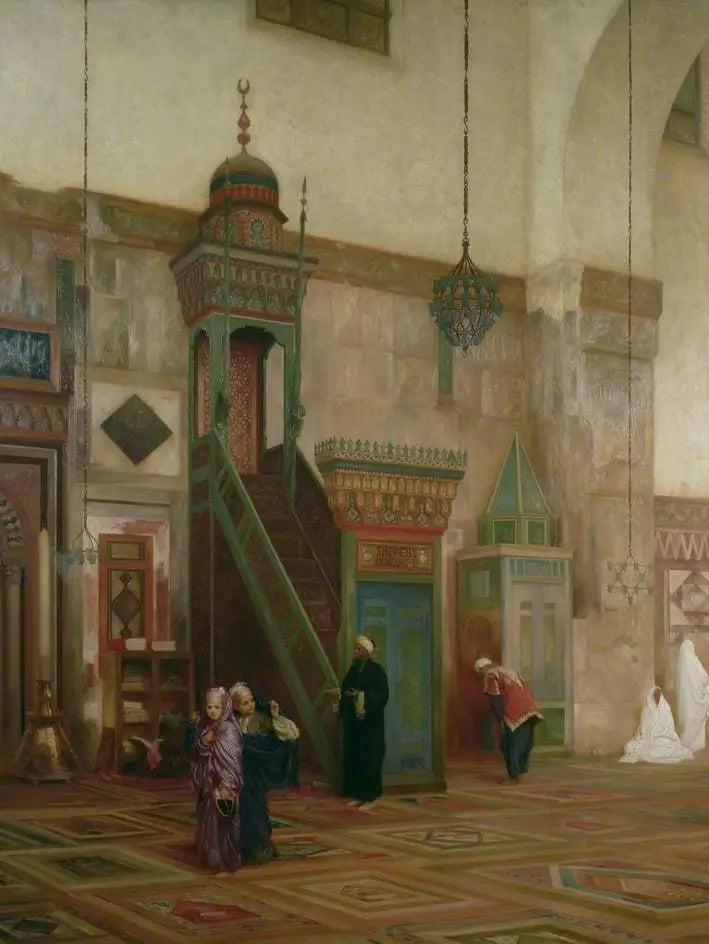 Intérieur de la Grande Mosquée de Damas - Frederic Leighton