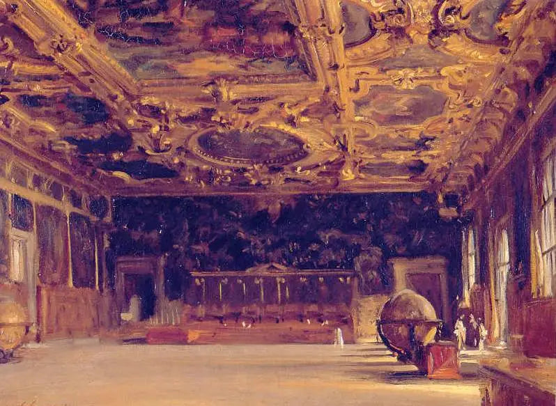 Intérieur du palais de Dodge - John Singer Sargent