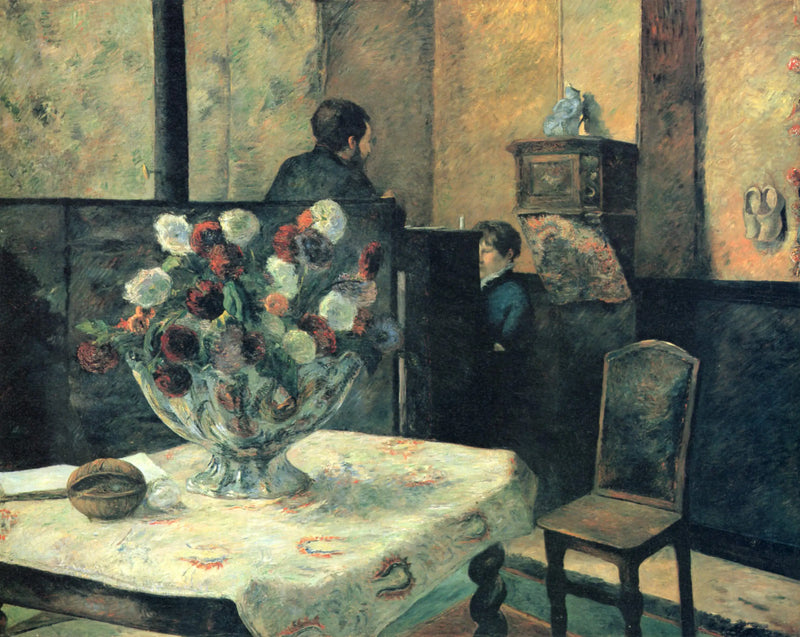 Intérieur du peintre à Paris, rue Carcel - Paul Gauguin