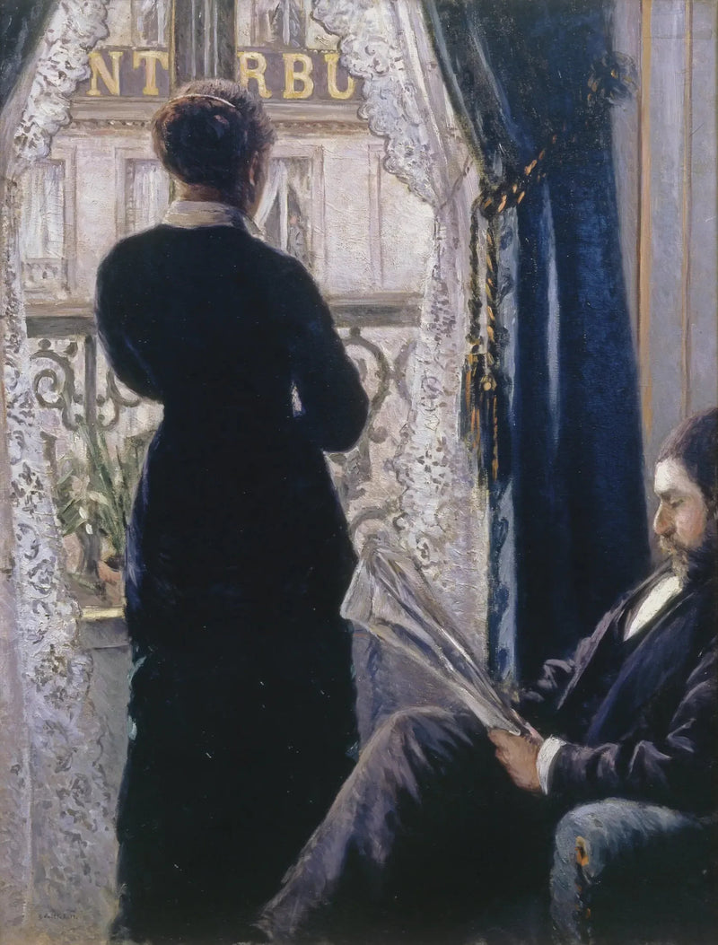 Intérieur, femme à la fenêtre - Gustave Caillebotte