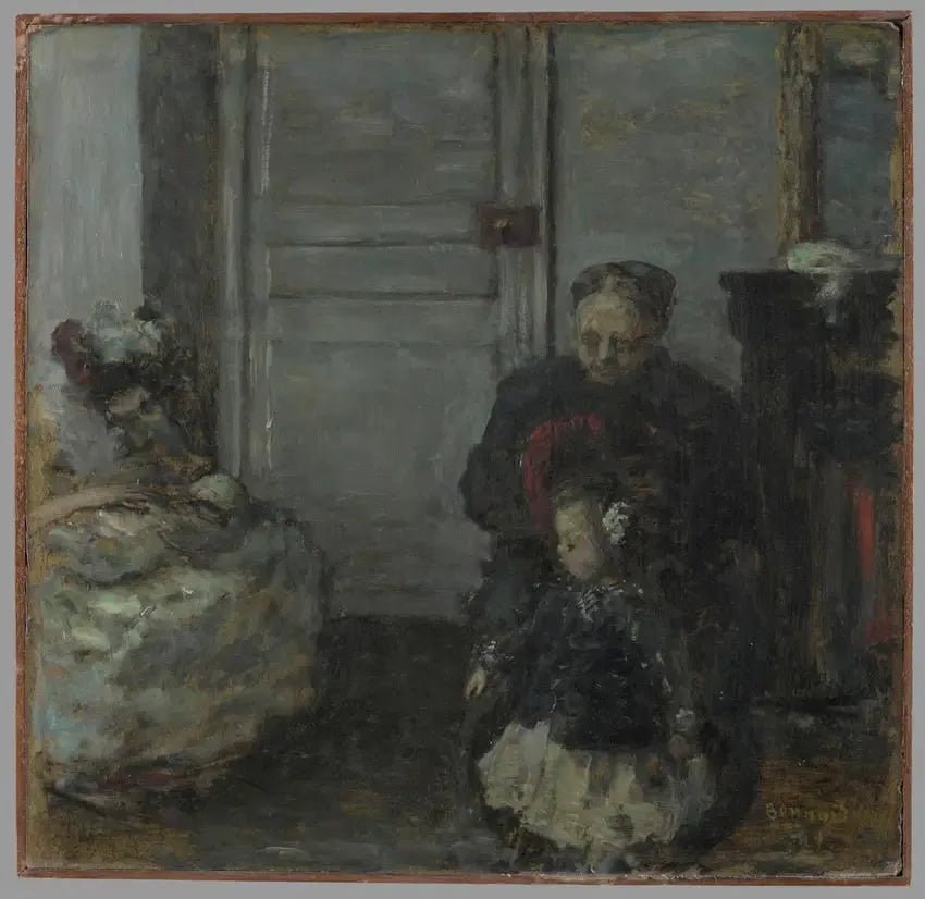 Intérieur, femme et enfants - Pierre Bonnard