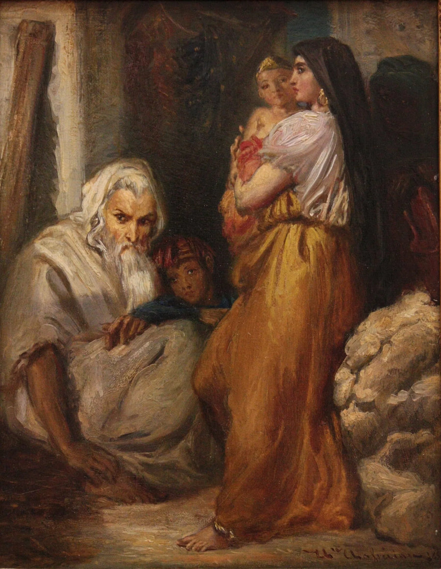 Intérieur juif à Constantine - Théodore Chassériau