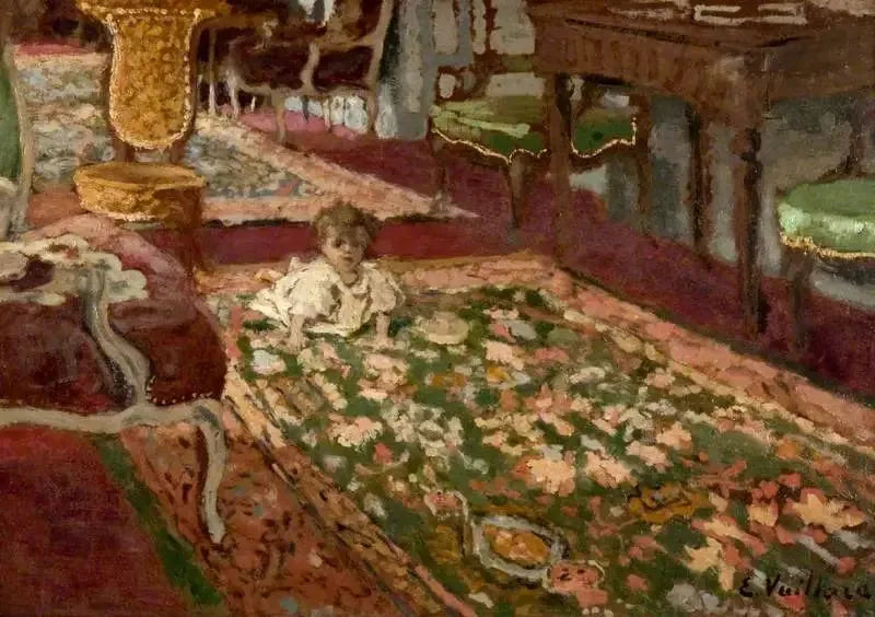 Intérieur : Le salon - Édouard Vuillard