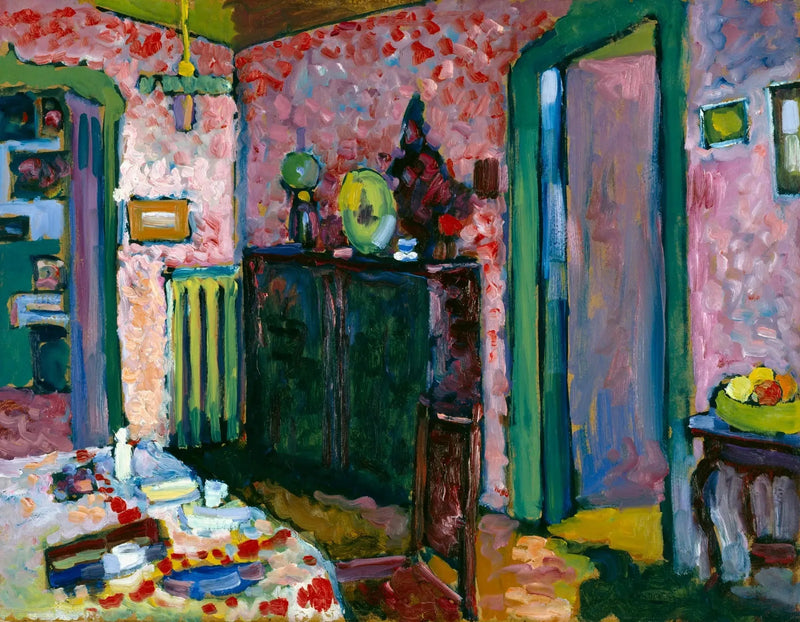 Intérieur (Ma salle à manger) - Vassily Kandinsky