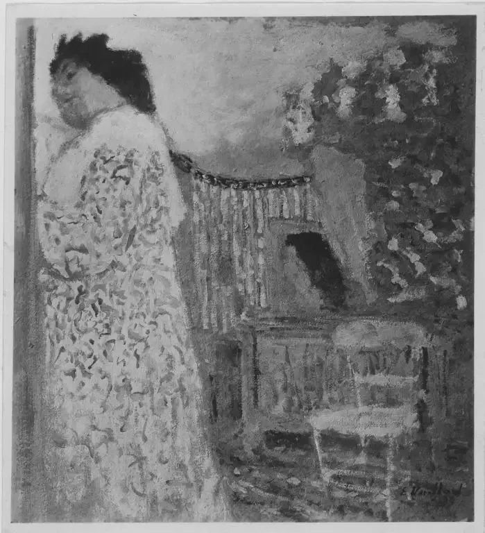 Interieur mit Frau - Édouard Vuillard