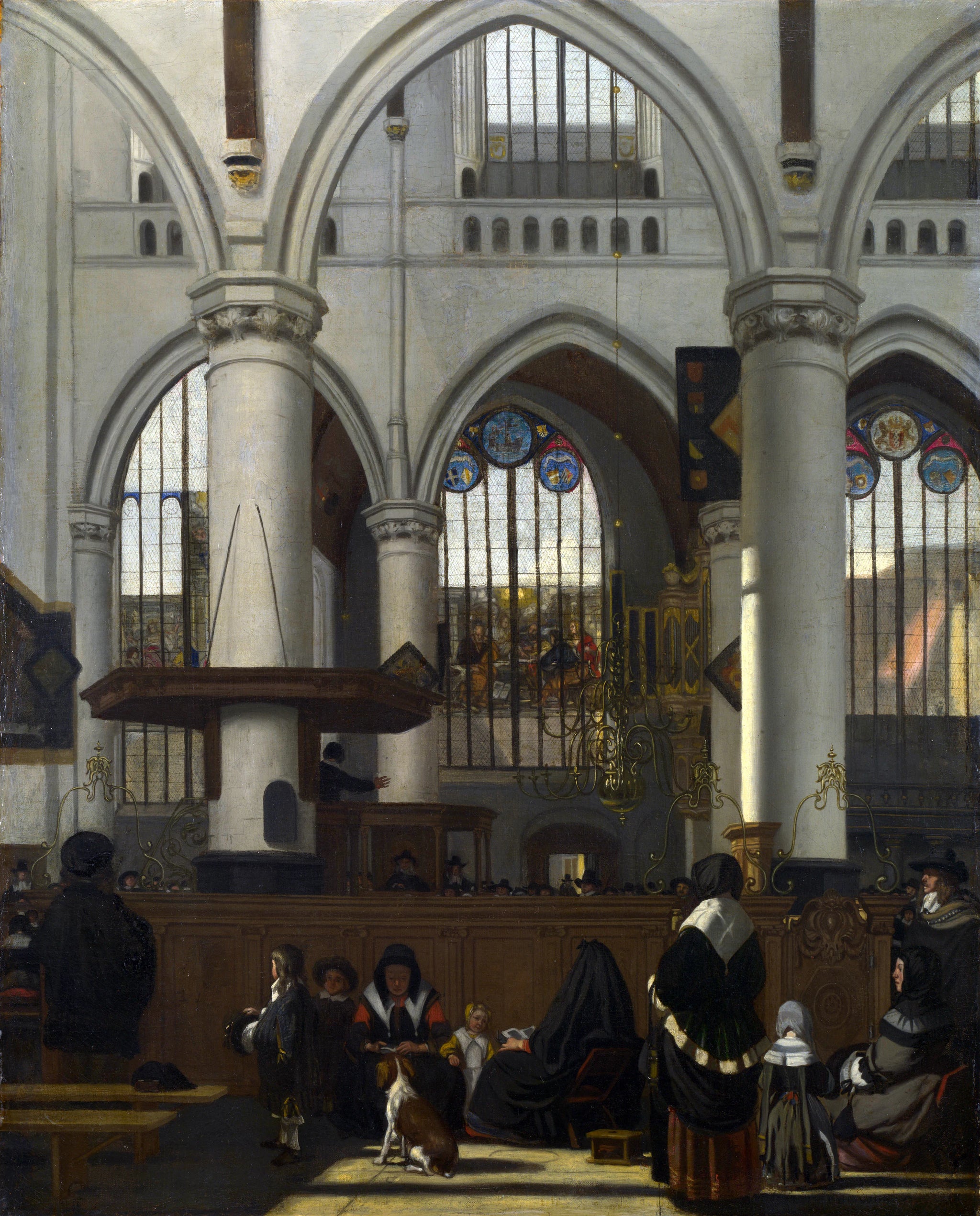 L'intérieur de l'Oude Kerk, Amsterdam - Emanuel de Witte