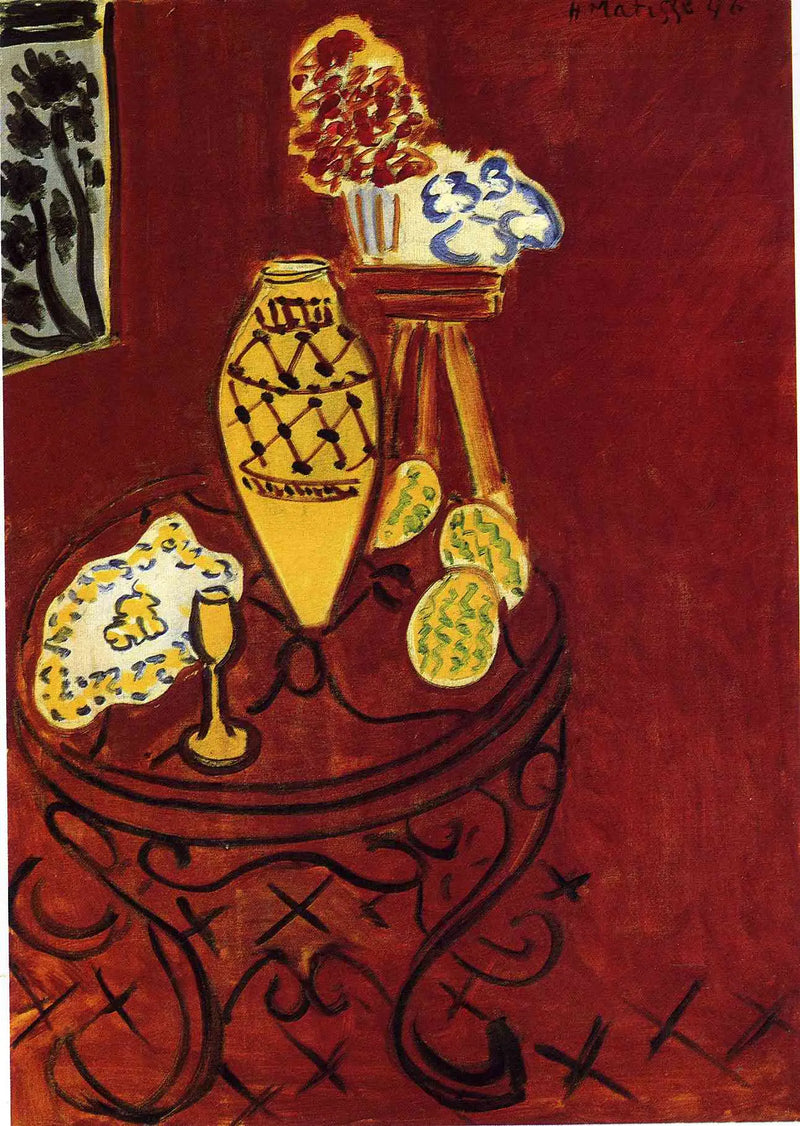 Intérieur rouge de Venise - Henri Matisse