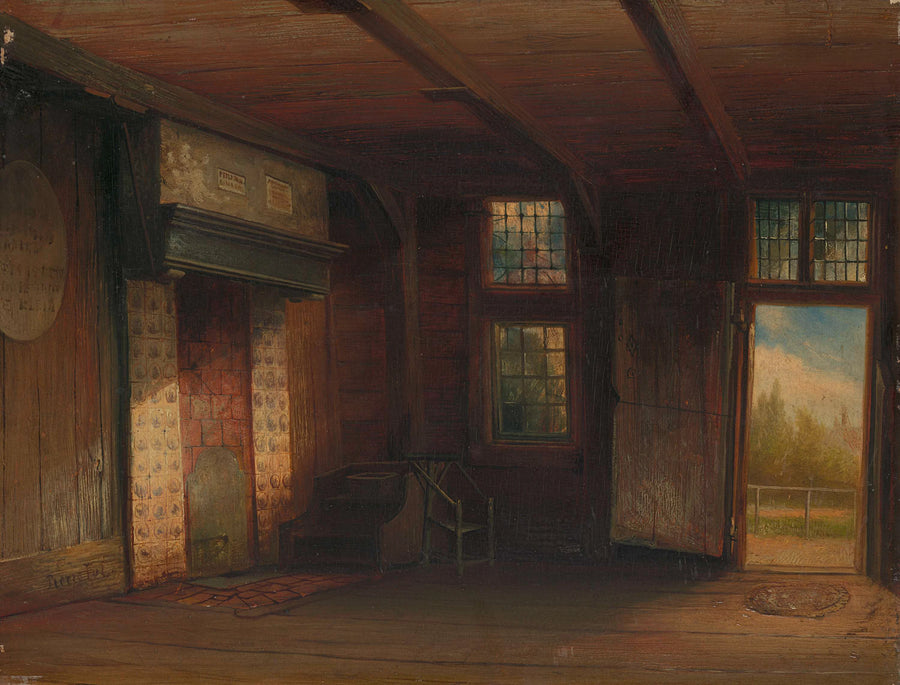 Intérieur du Tsar Peterhuisje à Zaandam - Pierre Tetar van Elven
