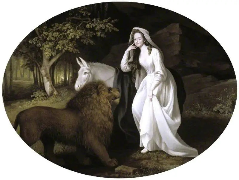 Isabella Saltonstall dans le rôle d’Una dans « Faerie Queene » de Spenser - George Stubbs - Alpha Reproduction