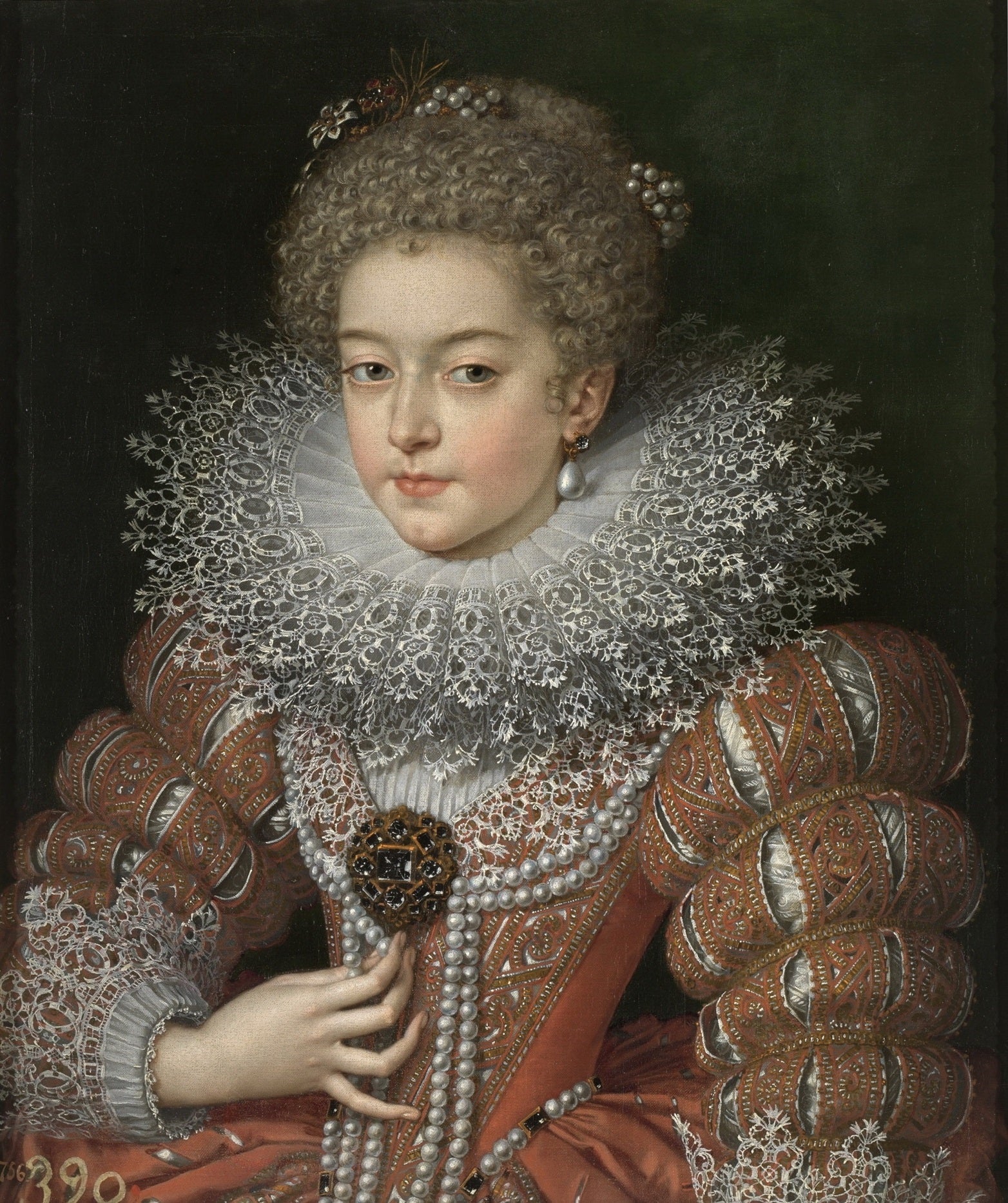 Isabelle de France, reine d'Espagne - Frans Pourbus the Younger