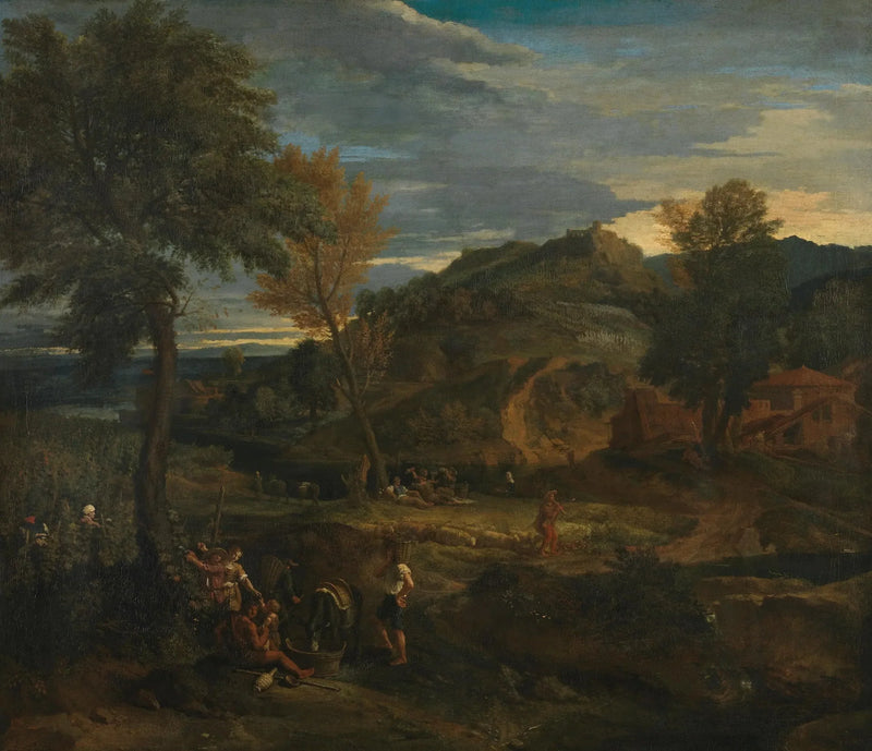 Italienische Landschaft - Jean-François Millet