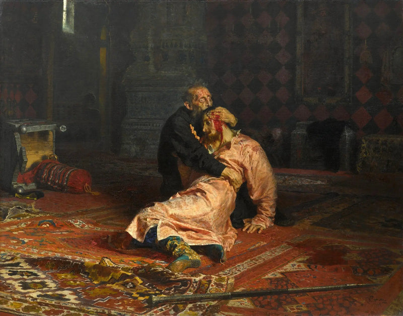Ivan le Terrible tue son fils - Ilya Repin