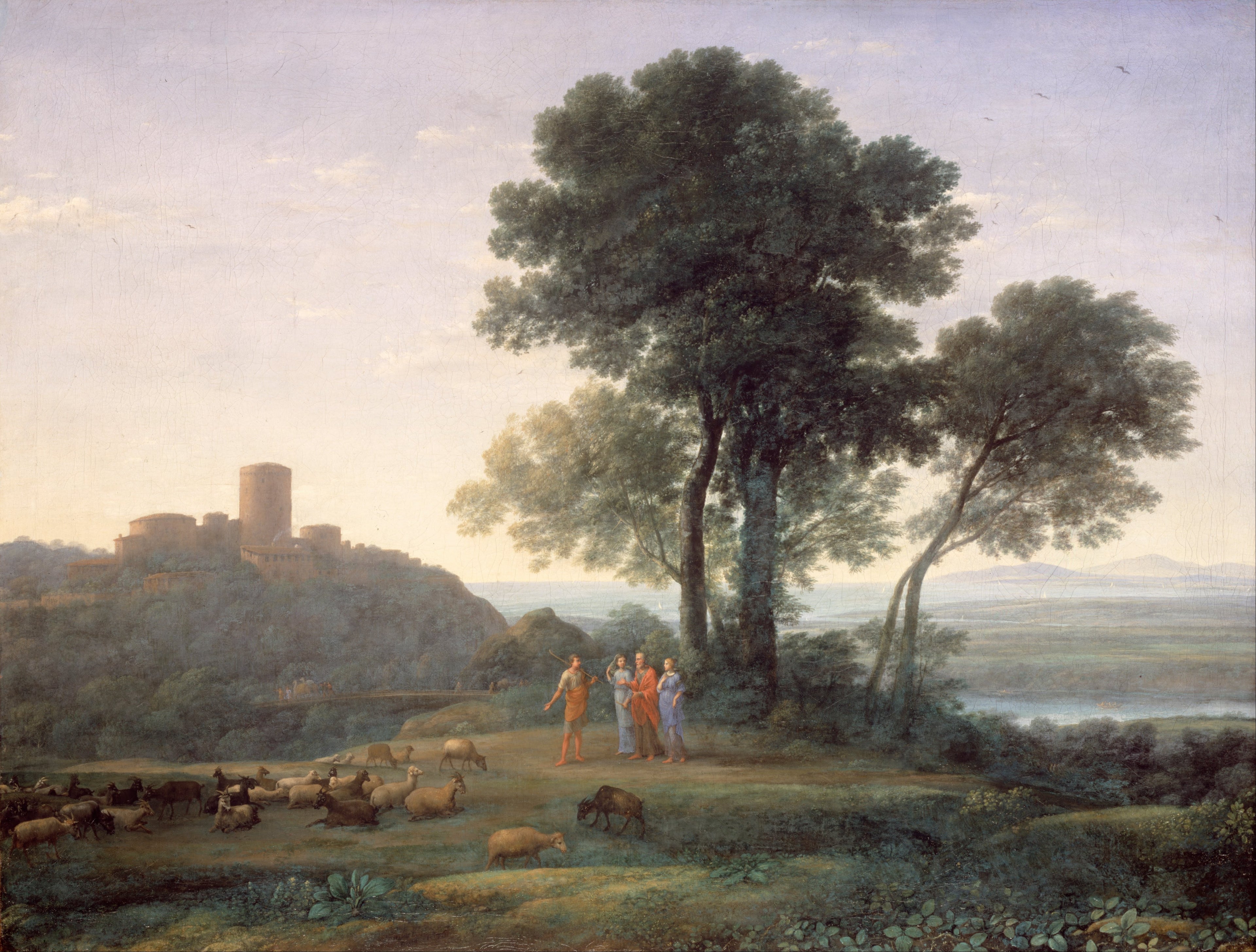 Jacob avec Laban et ses filles - Claude Lorrain
