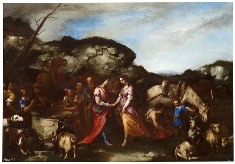 Jacob y Raquel en el pozo - Luca Giordano