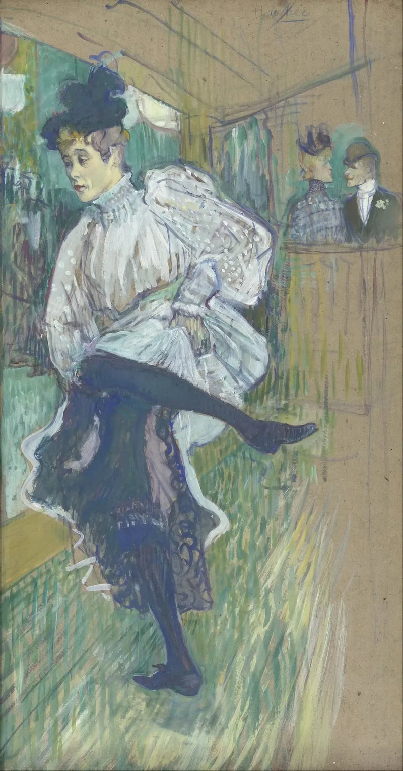 Jane Avril dansant - Henri de Toulouse-Lautrec