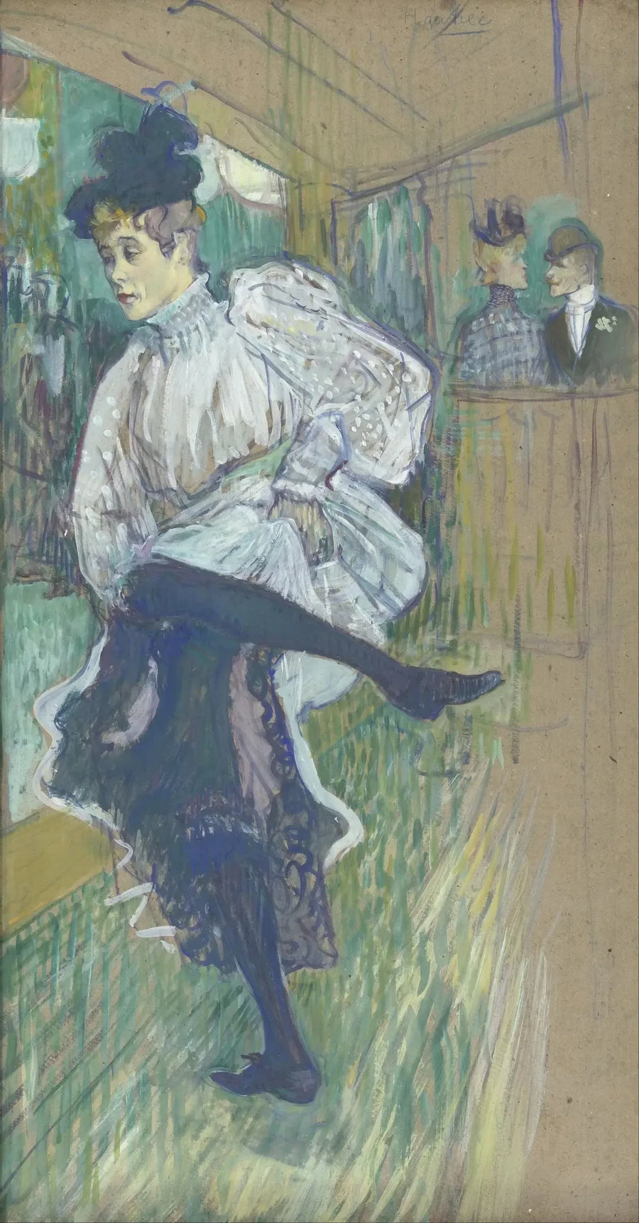 Jane Avril dansant - Henri de Toulouse-Lautrec